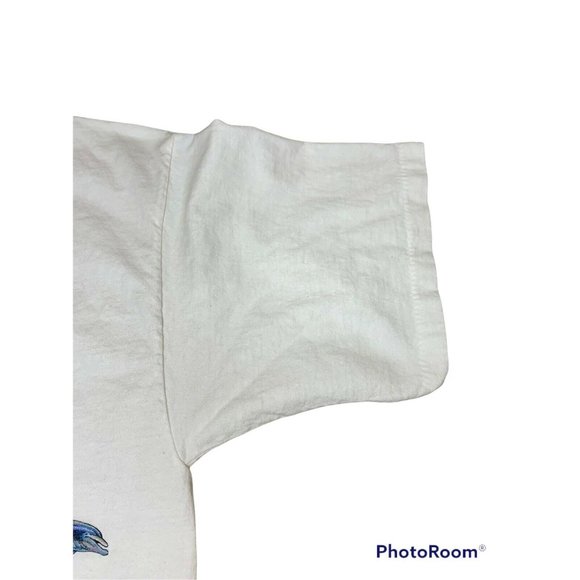 Vintage Sea World Dolphins T Shirt Size XL Nature Sea Animals - Picture 3 of 6